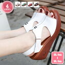 800円OFFクーポン 歩きやすい 疲れない 美脚 サンダル マジックテープ フィット感 厚底サンダル 6cm ハイヒール 厚底 レディース ウェッジソール サ...