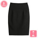 1000円OFFクーポン ペンシルスカート ストレッチ タイトスカート ひざ丈 膝丈スカート タイト ハイウエスト 事務服 レディース 黒 ビジネス オフィスウ...