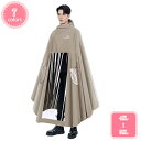 800円OFFクーポン レインコート レディース メンズ 自転車 バイクポンチョ レインポンチョ 雨具 雨合羽 リュック対応 魔法レインコート 二重ツバ付き 男...