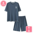 1700円OFFクーポン メンズ ルームウェア 上下セット パジャマ 吸水速乾 無地 半袖Tシャツ 紳士 男性 父の日 大人 部屋着 春夏 秋 夏用 吸水速乾 ...