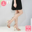 800円OFFクーポン サマーブーツ レディース ロングブーツ 12cm サンダル 美脚 ジッパーブーツ ブーティ 宴会 パーティー 春夏 ピンヒール ファッシ...