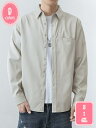 800円OFFクーポン シャツジャケット メンズ シンプル 大きいサイズ 開襟シャツ カジュアル 通気性 春 秋 冬 長袖シャツ 柔らかい かっこいい シャツ ...