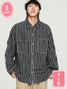 1700円OFFクーポン メンズシャツ 開襟シャツ 長袖 ボタンダウン M~3XL ジャケットシャツ 折り襟 肌触り良い 胸ポケット 春 日常着用 トップス オ...