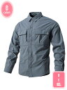 1700円OFFクーポン 長袖シャツ メンズ カジュアルシャツ シャツジャケット 綿100% コットンシャツ スリムシャツ おしゃれ ファッション 作業着 無地...