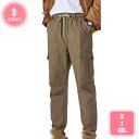 カーゴパンツ ロングパンツ メンズ ズボン 大きいサイズ ゆったり スウェットパンツ リラックスパンツ ポケット付き シンプル オシャレ スポーツパンツ 秋服 冬服 アウトドア 調整紐 ウエストゴム 長ズボン ボトムス YJSO
