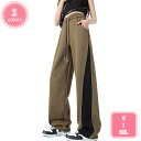 300円OFFクーポン ゆったり スウェットパンツ ワイドパンツ ロング ズボン スポーツ ランニング ロングパンツ スウェットパンツ ジョガーパンツ スポーツ...