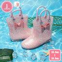 長靴 ミドルブーツ 防水 レインブーツ 子供 キッズ ジュニア 女の子 プリンセス 雨の日 花柄 屈曲性 かわいい 保育園 通園 おしゃれ 子ども EVA レイ...