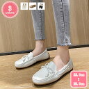 1000円OFFクーポン モカシン シューズ 靴 スリッポン レディース フラット ウェッジヒール レザー パンプス モカシンシューズ レザー 黒 白 歩きやすい 軽量 滑り止め インヒール シークレットシューズ カジュアルシューズ リボン紐 履きやすい YJSO