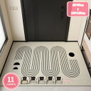 800円OFFクーポン 玄関マット 屋外 泥落とし 洗える 玄関マット屋外用 花柄 大判 泥落としマット エントラスマット ウエルカムマット ドアマット ラバー 水洗い ベランダ 勝手口 出入り 屋外用 花 雲モチーフ 幾何学 おしゃれ 北欧 YJSO