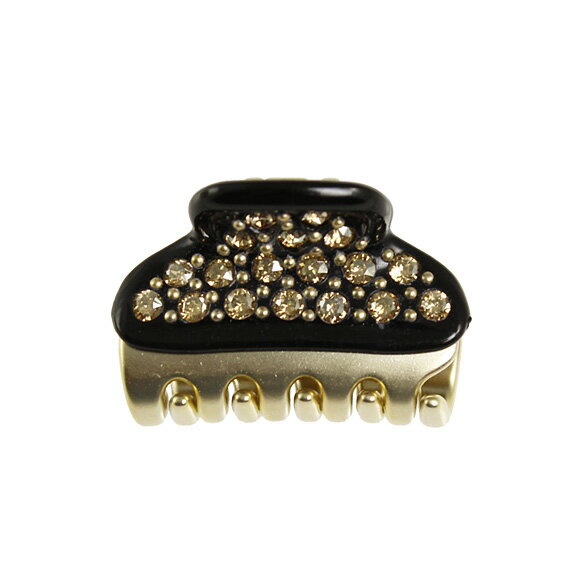 【10％OFFクーポン＆ポイント5倍】 アレクサンドル ドゥ パリ ALEXANDRE DE PARIS (Miss ALEXANDRE) ヘアクリップ PINCE VENDOME BABY SIZE [ピンス ヴァンドーム ベビー] ブラック 黒 ICCB-12831-06 N3 NOIR