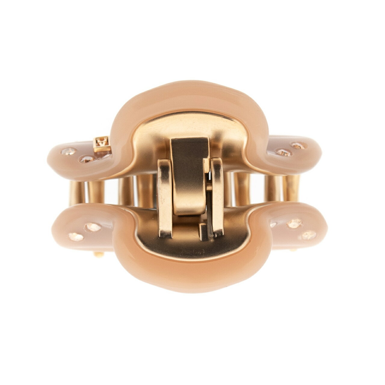 【10％OFFクーポン＆ポイント5倍】 アレクサンドル ドゥ パリ ALEXANDRE DE PARIS ヘアクリップ VENDOME CLIP ［ヴァンドーム クリップ］ 4.5cm オパールベージュ ICC45-14339-03 OB OPALESCENT BEIGE