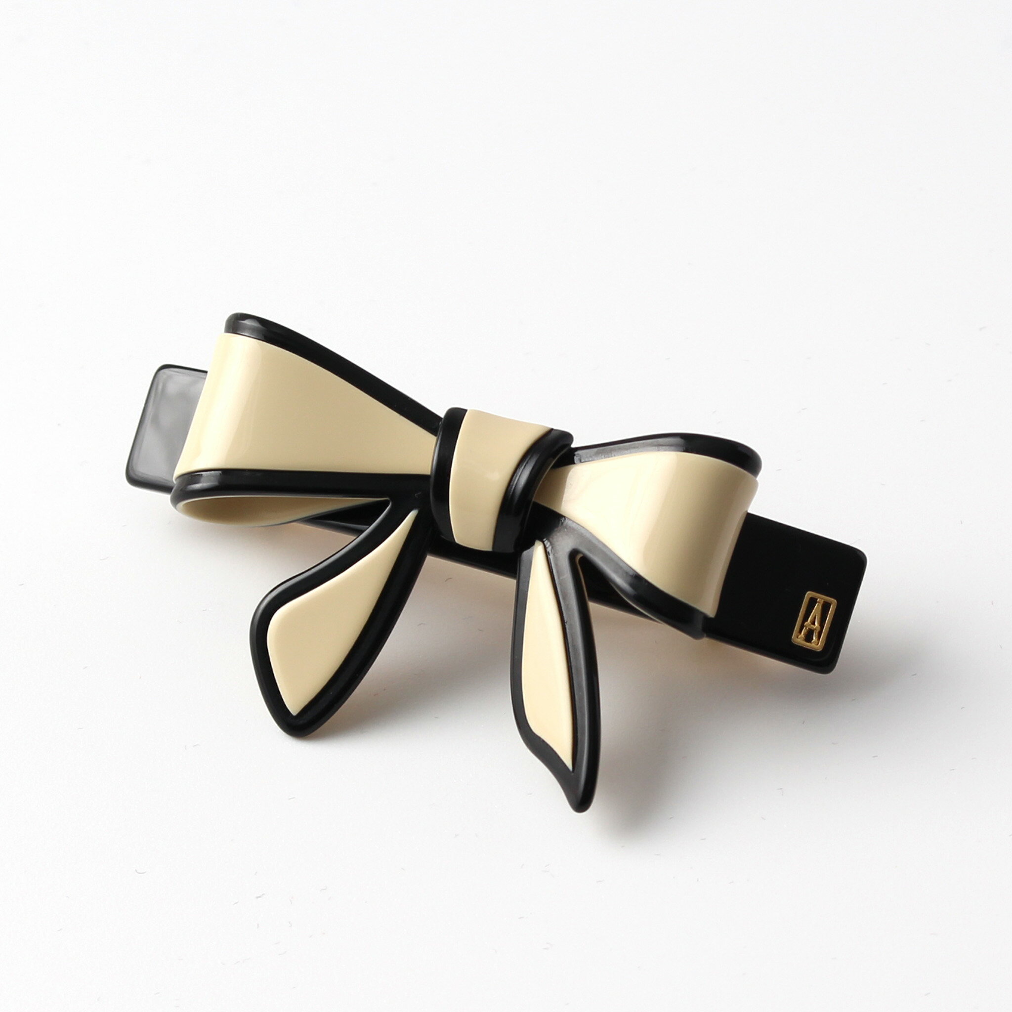 アレクサンドル ドゥ パリ ALEXANDRE DE PARIS バレッタ LES LISERAI TENDERLY BARRETTE AA6-12688-03 6cm X NOIR