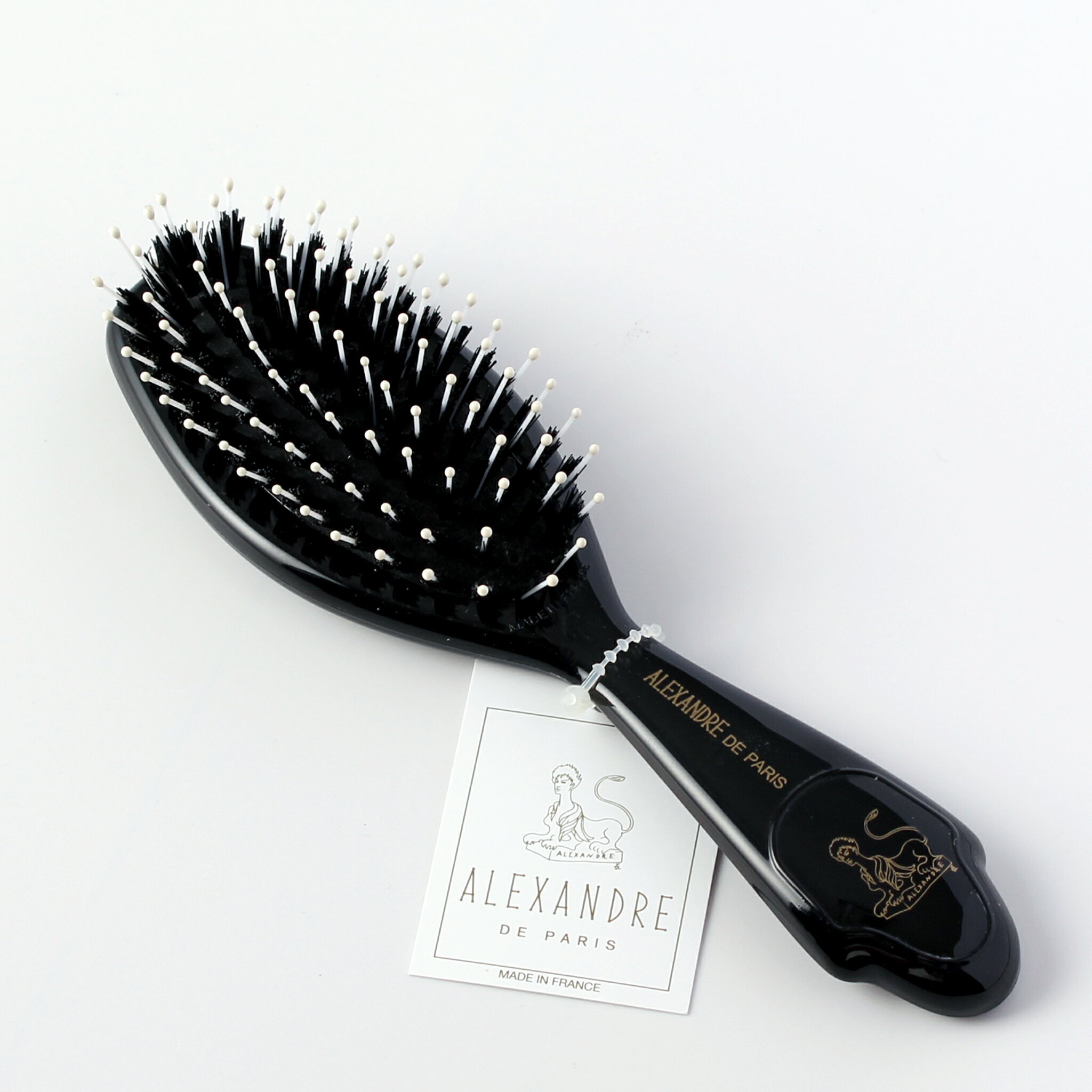 アレクサンドル ドゥ パリ ALEXANDRE DE PARIS ヘアブラシ ブラック HAIR BRUSH DETANGLING MEDIUM MODEL NBRS-50028 N NOIR【2022SS】のサムネイル