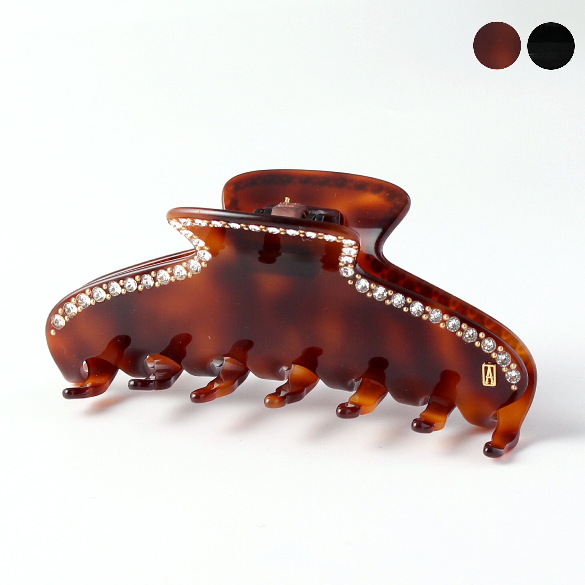 アレクサンドル ドゥ パリ ALEXANDRE DE PARIS ヘアクリップ（ラージサイズ） SAINT GERMAIN HAIR CLIP L ACCL-7706-08 11cm [全2色]のサムネイル