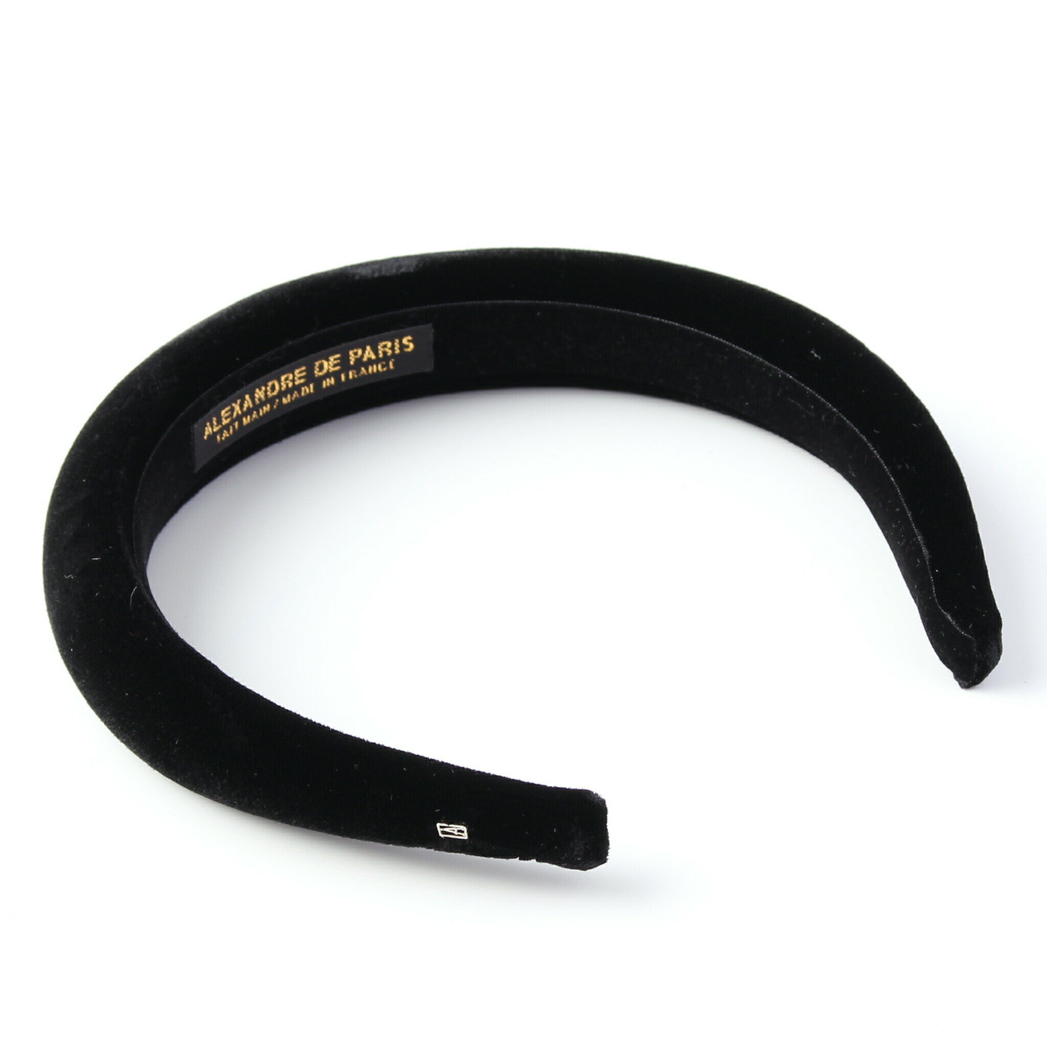 乐天商城 - 【訳あり】アレクサンドル ドゥ パリ ALEXANDRE DE PARIS カチューシャ ブラック LE VELOURS PRUNILLE HEADBAND レディース 25mm THB25-1T-A20 N NOIR【アウトレット】[newitm]