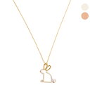 パール アリータ ALIITA ネックレス ウサギモチーフ CONEJITO PERLA ENAMAL RABBIT PEARL NECKLACE ROLO [ラビット パール エナメルネックレス] NRPUD9100RYG09K 9KT【2024SS】