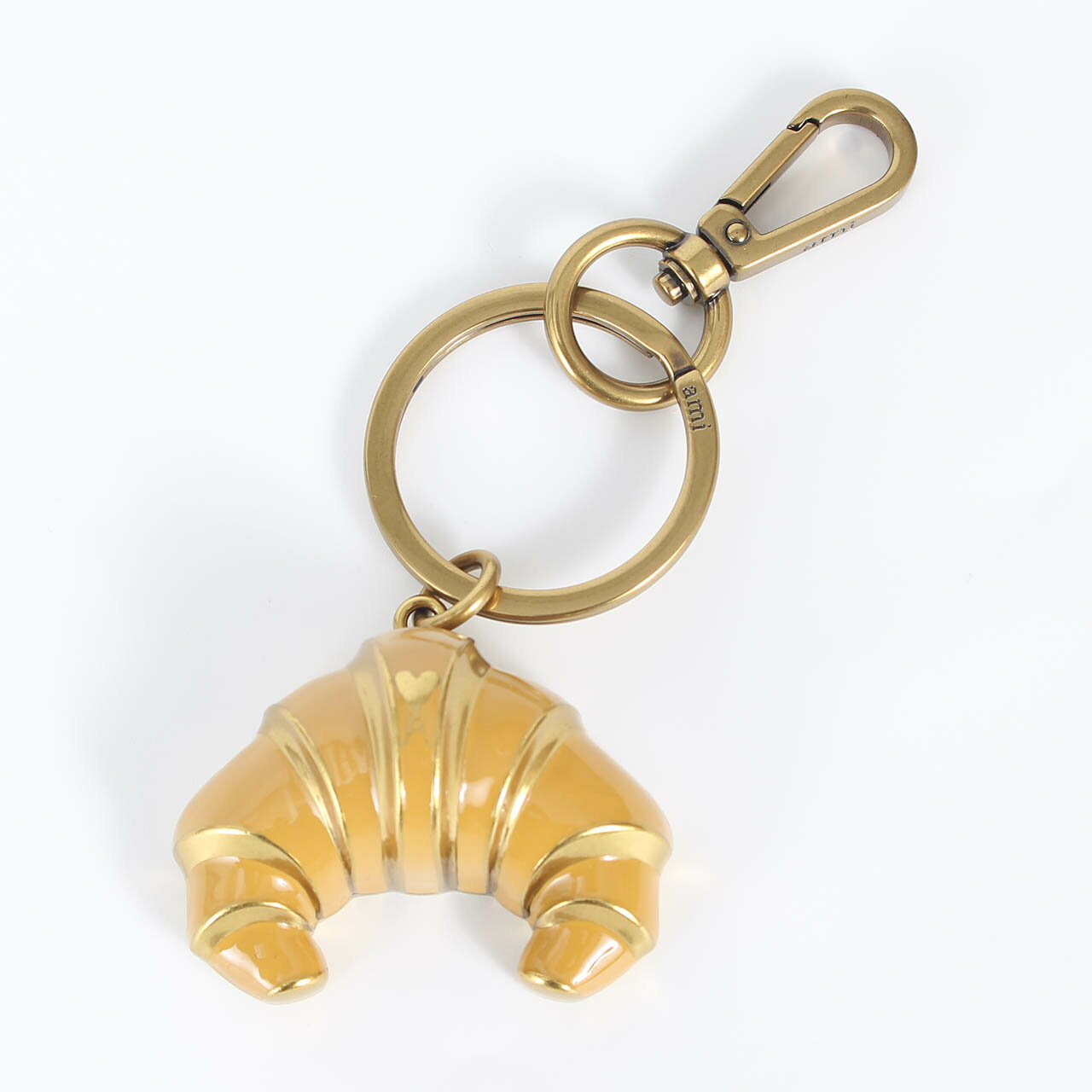 乐天商城 - アミパリス AMI PARIS キーリング AMI DE COEUR CROISSANT KEYRING [ADC クロワッサン キーリング] レディース メンズ UKR349.HW0014【2026SS】