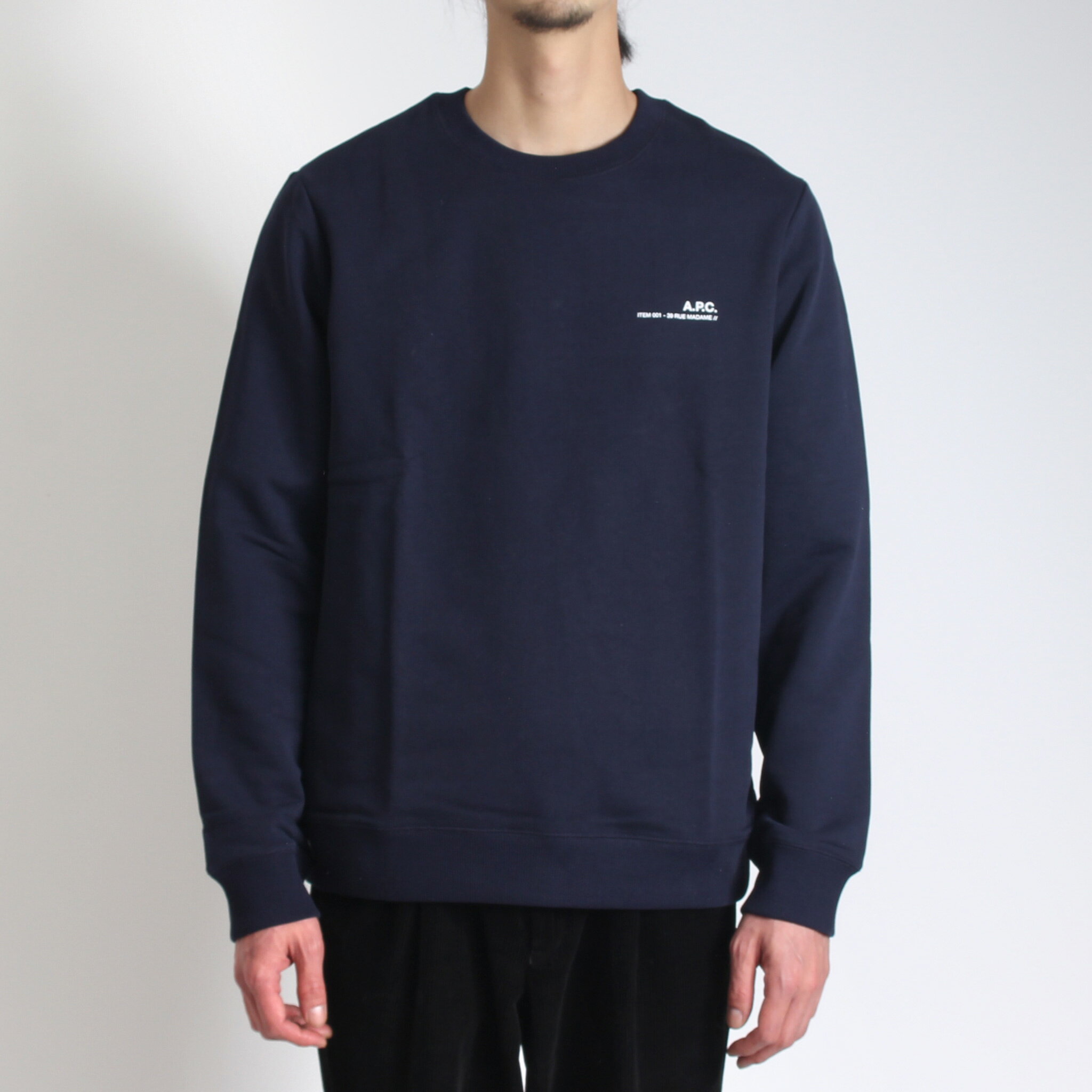 アー・ペー・セー トレーナー メンズ アーペーセー A.P.C. メンズ レディース スウェット ITEM SWEATSHIRT COFBQ H27608【国内配送】