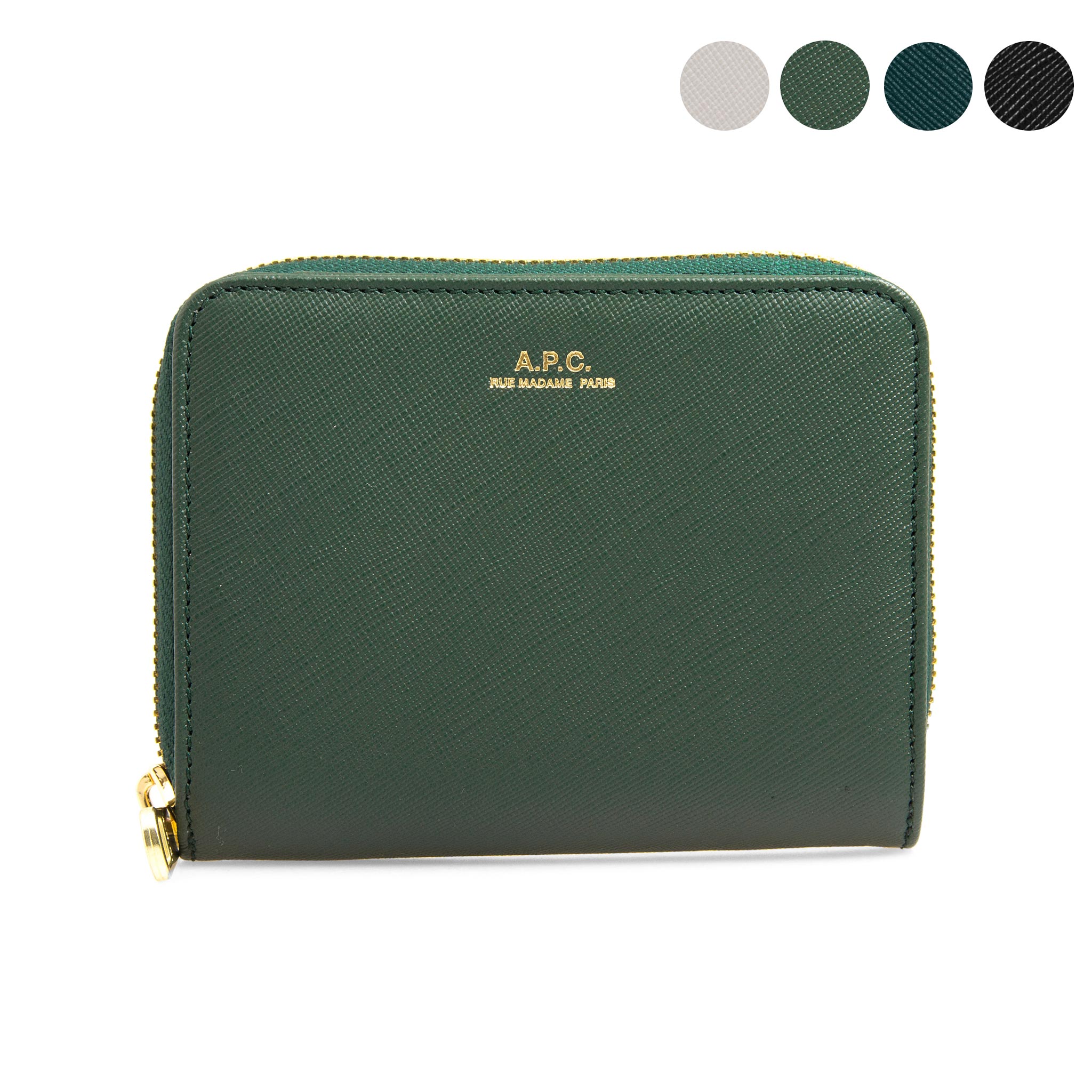 アーペーセー A.P.C. 財布 レディース 二つ折り財布 EMMANUELLE COMPACT WALLET PXBJQ F63029 [全4色]【ミニ財布】【2023SS】のサムネイル