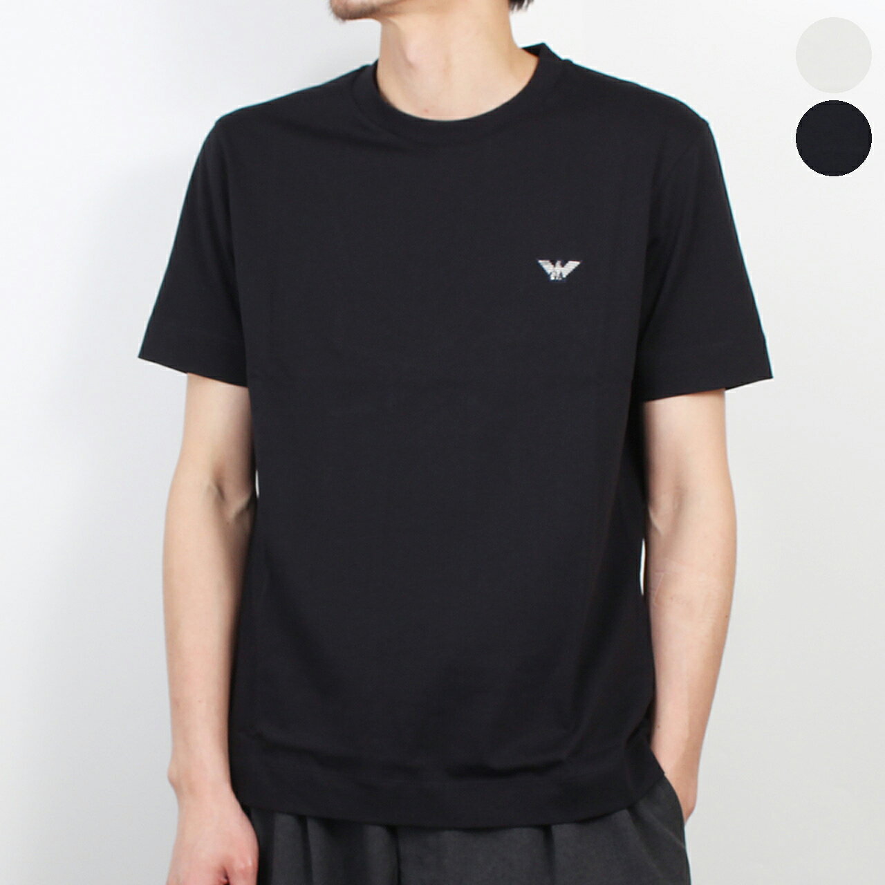 エンポリオアルマーニ EMPORIO ARMANI 半袖Tシャツ SLIM FIT T-SHIRT [スリムフィットTシャツ] メンズ EM005396 AF13715U【2026SS】
