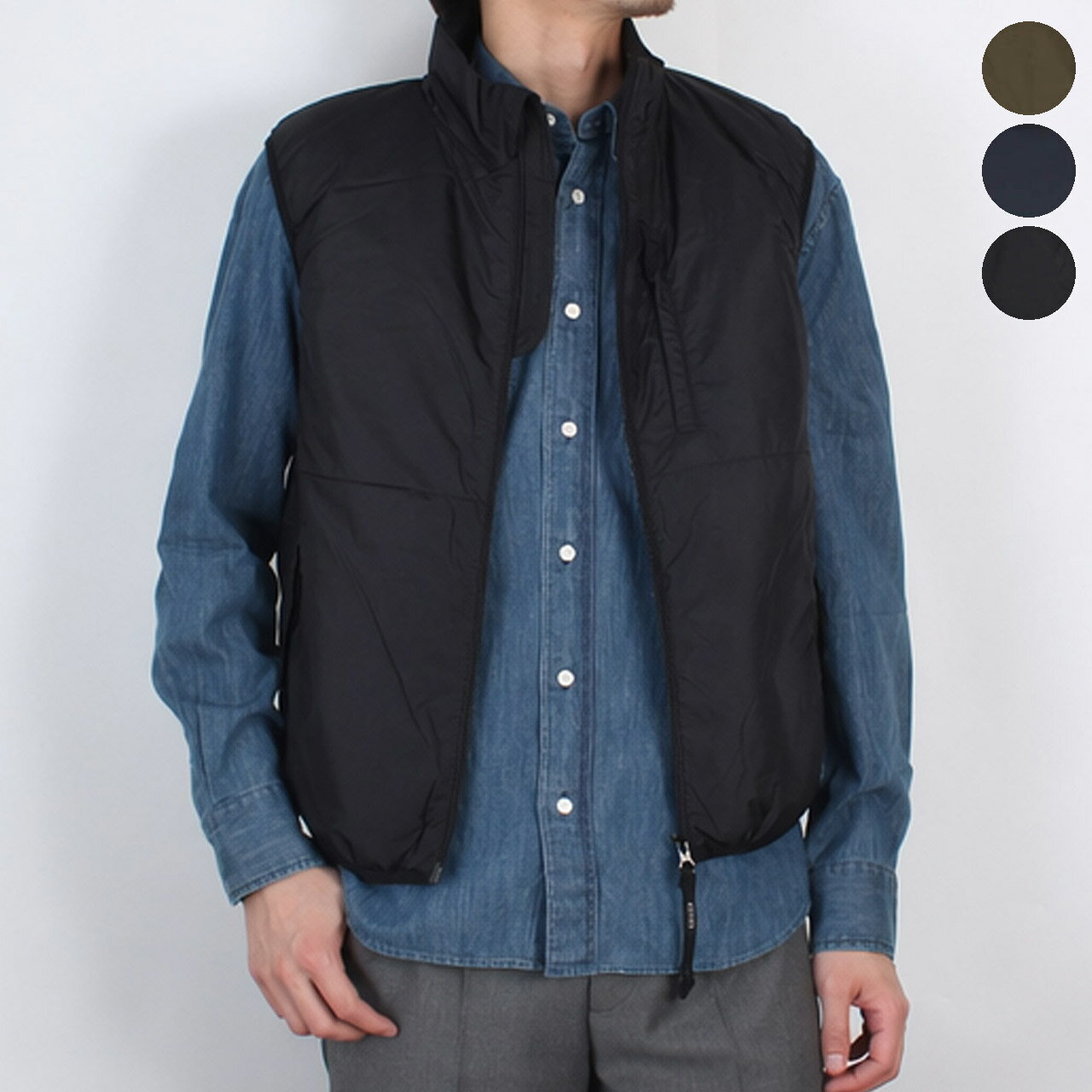 アスペジ ASPESI ベスト JIL NYLON VEST [ジル ベスト] メンズ G199 7961【2026SS】