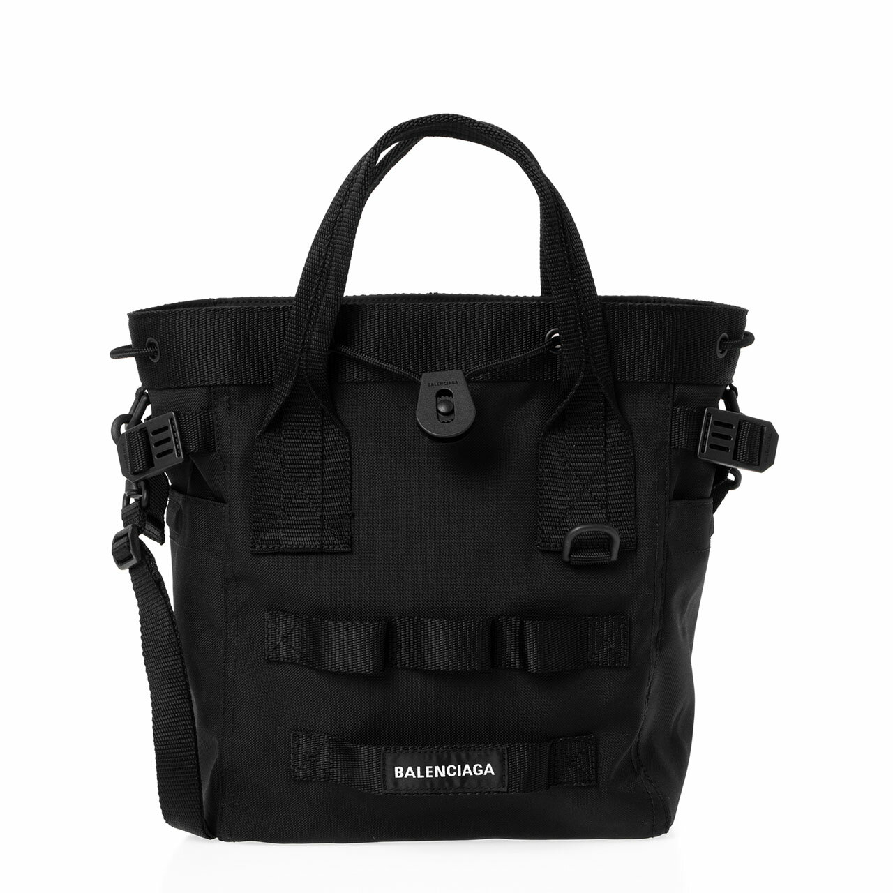 バレンシアガ バッグ レディース（売れ筋ランキング） バレンシアガ BALENCIAGA バッグ メンズ レディース 2WAYトート/ショルダーバッグ ブラック ARMY SMALL TOTE BAG 644029 2BKPI 1000 BLACK【レイングッズ】【2024SS】