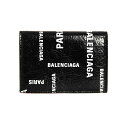 バレンシアガ BALENCIAGA 財布 メンズ 三つ折り財布 CASH MINI WALLET BAL PARIS ALL OVER  594312 2AAOC