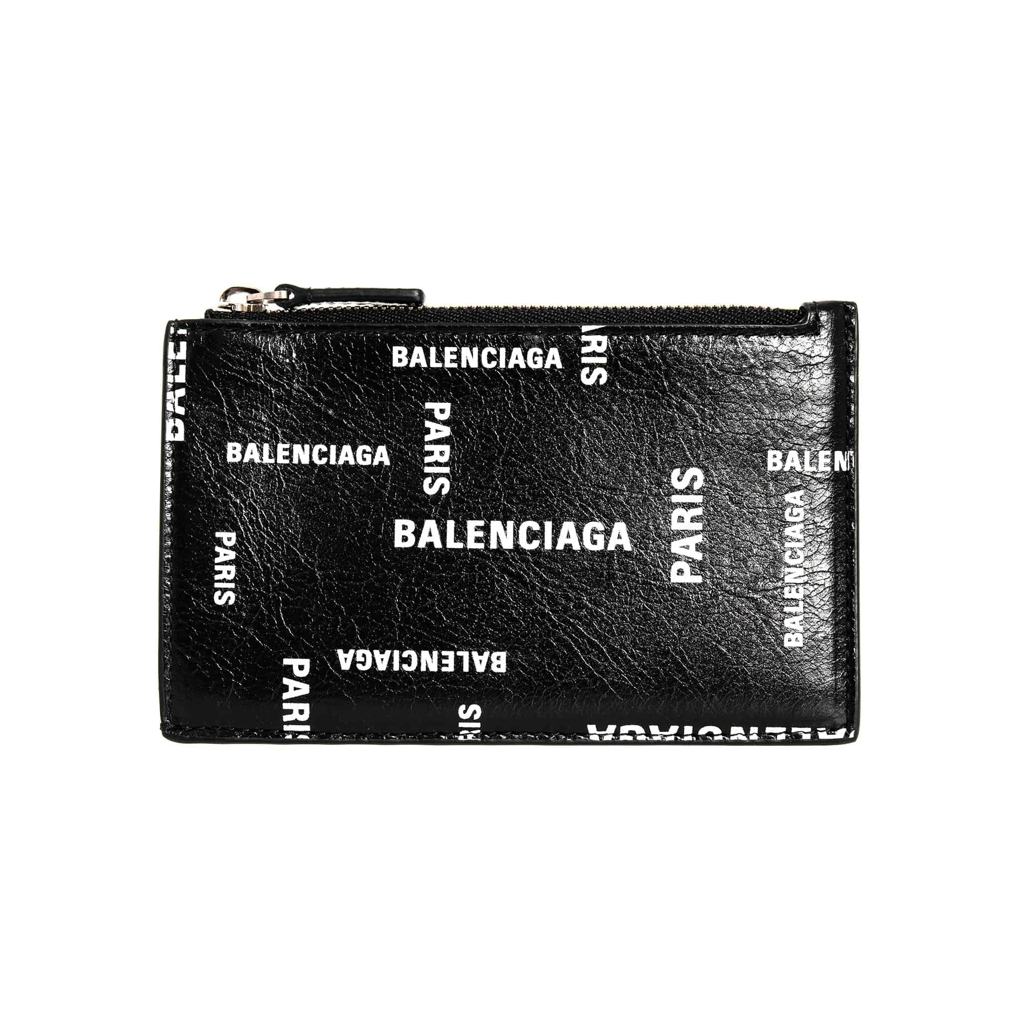 バレンシアガ 財布（メンズ） バレンシアガ BALENCIAGA 財布 メンズ カードケース/コインケース（フラグメントケース） CASH LARGE LONG COIN AND CARD HOLDER BAL PARIS ALLOVER [キャッシュ] 640535 2AAOC