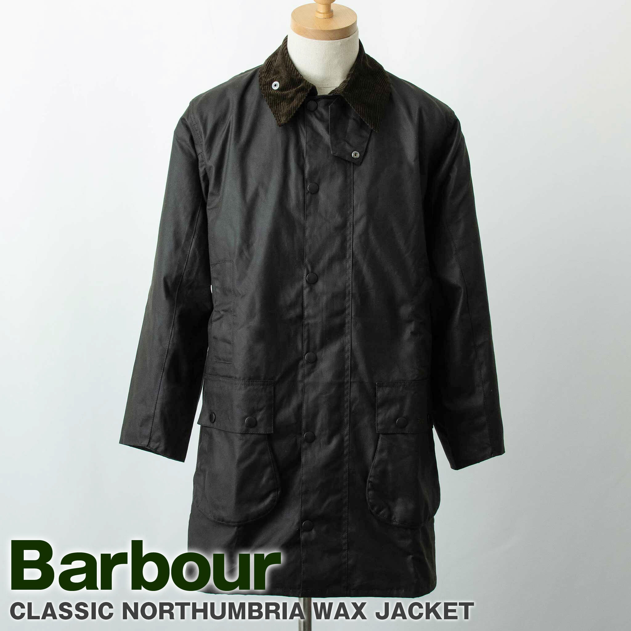 バブアー コート メンズ バブアー BARBOUR メンズ オイルドコットンジャケット CLASSIC NORTHUMBRIA WAX JACKET [ノーザンブリア ワックス コットン ミドルレングス コート] MWX0009【レイングッズ】【英国】【2024SS-】