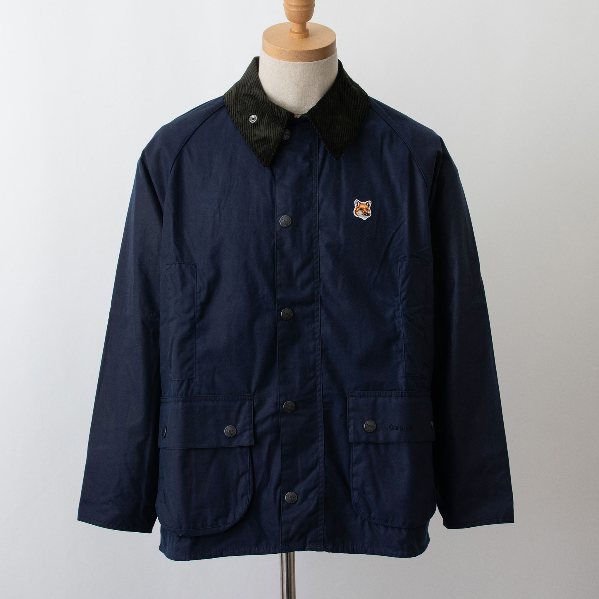 バブアー×メゾン キツネ BARBOUR × MAISON KITSUNE コラボ メンズ ジャケット BEAUFORT WAX  MWX2246