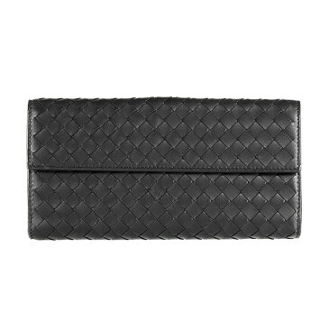 【10％OFFクーポン】 ボッテガヴェネタ BOTTEGA VENETA 財布 長財布(小銭入れ付) ブラック 黒 PETALE 134075 V001N 1000 NERO