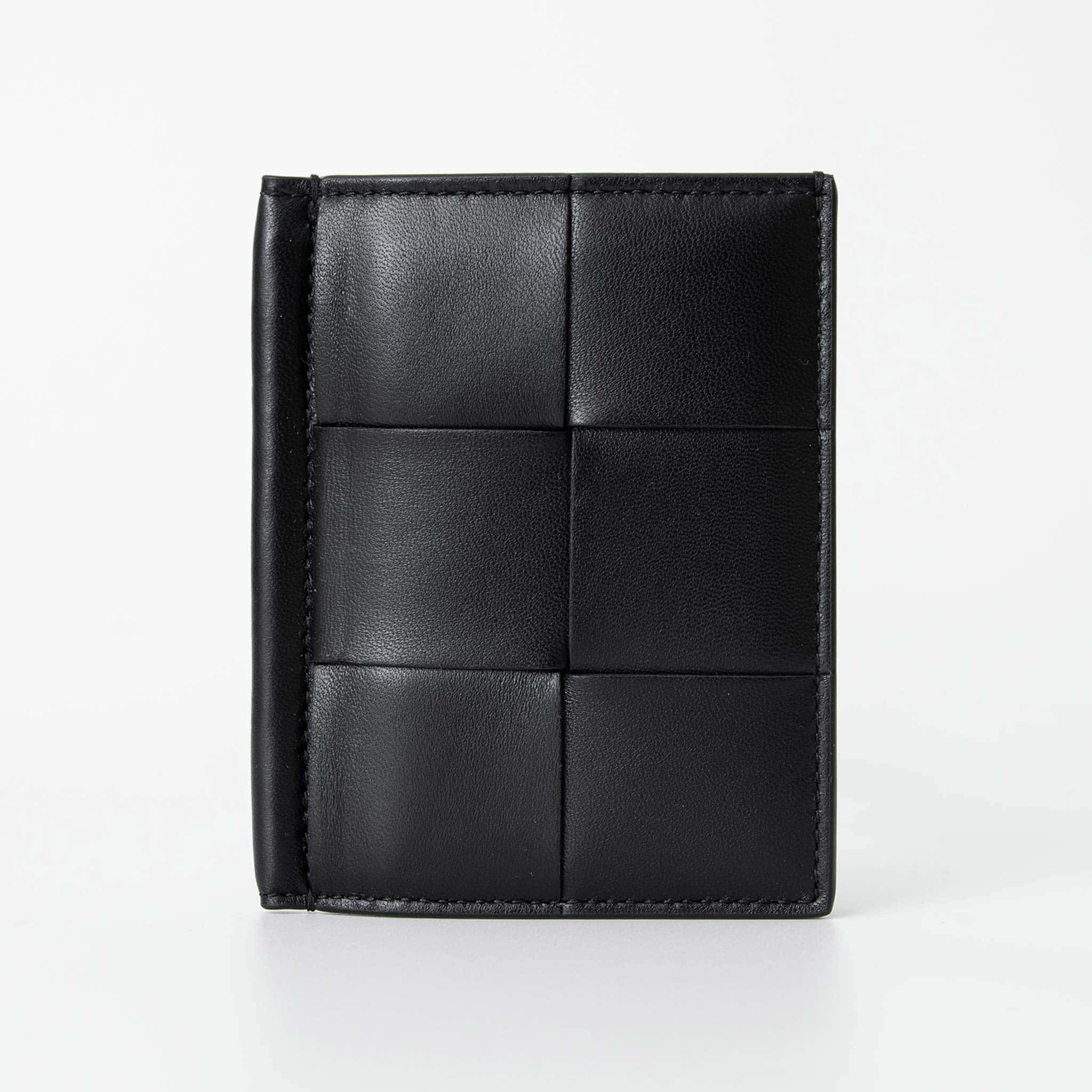 ボッテガヴェネタ BOTTEGA VENETA レディース カードケース ブラック CASSETTE SLIM FLAP CARD CASE [カセット] 787901 VCQC1 8425 BLACK