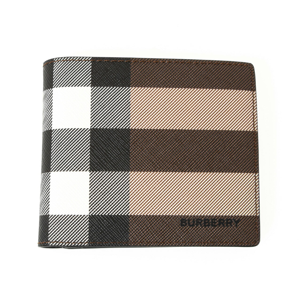 バーバリー BURBERRY 財布 メンズ 二つ折り財布（小銭入れ付き） CC BILL COIN  80528021 GC9:116398 A8900 DARK BIRCH BROWN