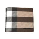 バーバリー BURBERRY 財布 メンズ 二つ折り財布（小銭入れ付き） CC BILL COIN バイフォールド コインウォレット 80528021 GC9:116398 A8900 DARK BIRCH BROWN【英国】