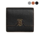 バーバリー BURBERRY 財布 レディース 二つ折り財布 MONOGRAM MOTIF TB BIFOLD WALLET [TBフォールディングウォレット] LGL:132133【ミニ財布】【英国】【2024SS】