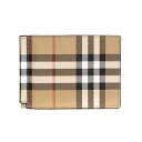 バーバリー BURBERRY 財布 メンズ 二つ折り財布（マネークリップ） MONEY CLIP WALLET ヴィンテージチェック マネークリップウォレット 80626261 DFC:137956 A7026 ARCHIVE BEIGE【英国】