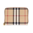 バーバリー BURBERRY 財布 レディース ラウンドファスナー財布 MN ZIP AROUND [チェック ジップウォレット] 80706001 DFC:143231 A9534 ARCHIVE BEIGE/BRIAR BROWN【ミニ財布】【英国】