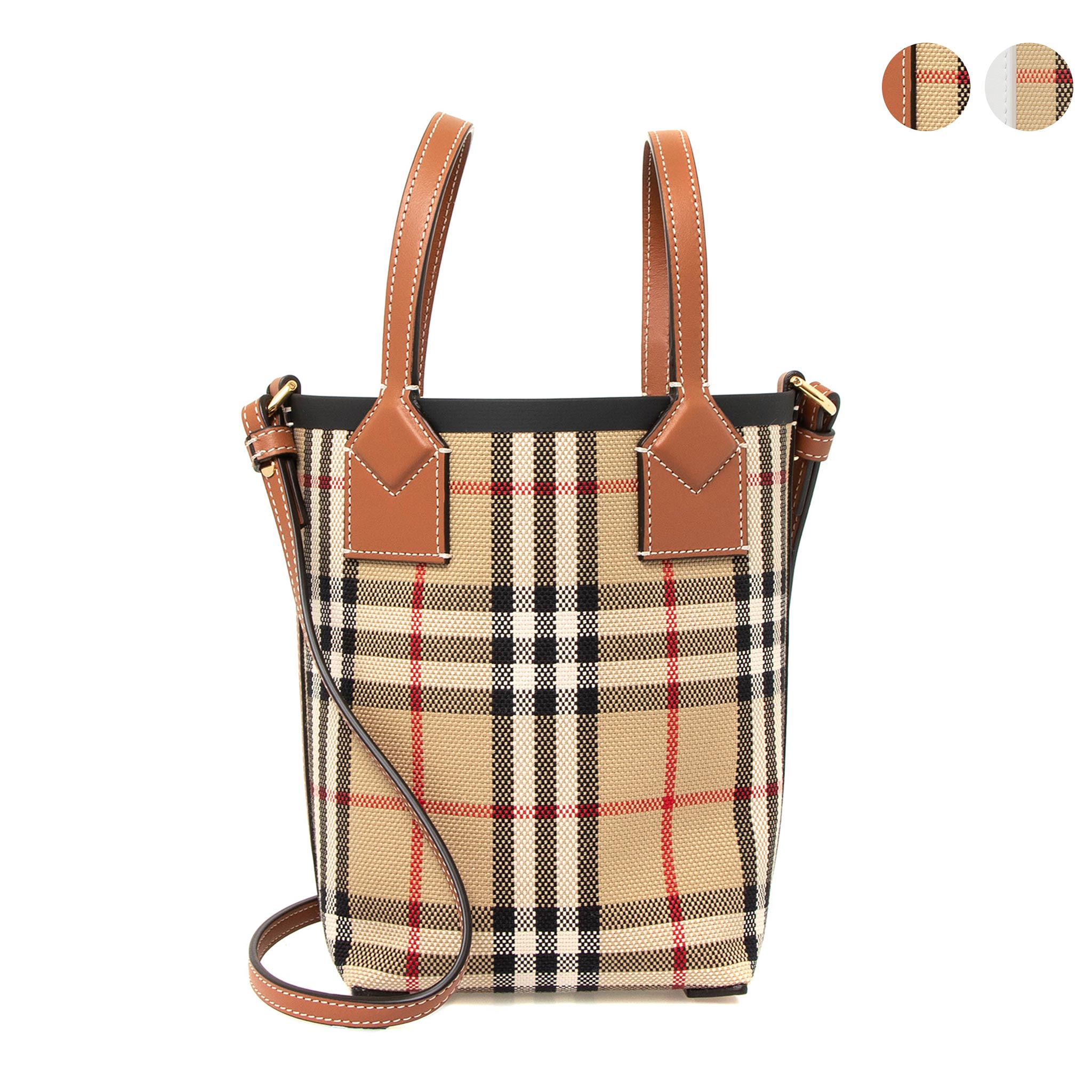 バーバリー トートバッグ（レディース） バーバリー BURBERRY バッグ レディース 2WAYトート/ショルダーバッグ MN LONDON TOTE [ミニ ロンドン トートバッグ] YUC:130321【英国】