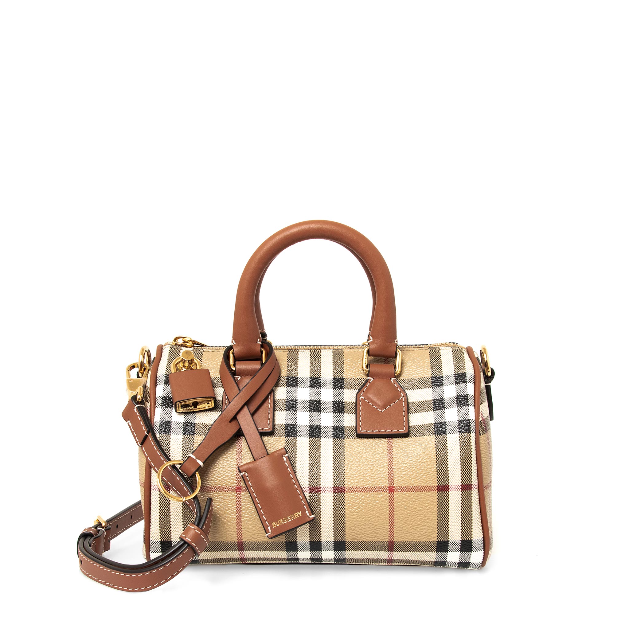 バーバリー BURBERRY バッグ レディース 2WAYハンド/ショルダーバッグ MINI BOWLING  80713571 DFC:147587 A9534 BRIAR BROWN