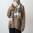 バーバリー BURBERRY カシミアマフラー（カシミヤ） GNT CHK LTL SPT コントラストチェック カシミアスカーフ 80592801 SCF:130090【英国】【2024SS】