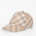 バーバリー BURBERRY 帽子 レディース メンズ キャップ BIAS CHECK BASEBALL [ベースボールキャップ] 80835171 BSB:152641【英国】【2024SS】