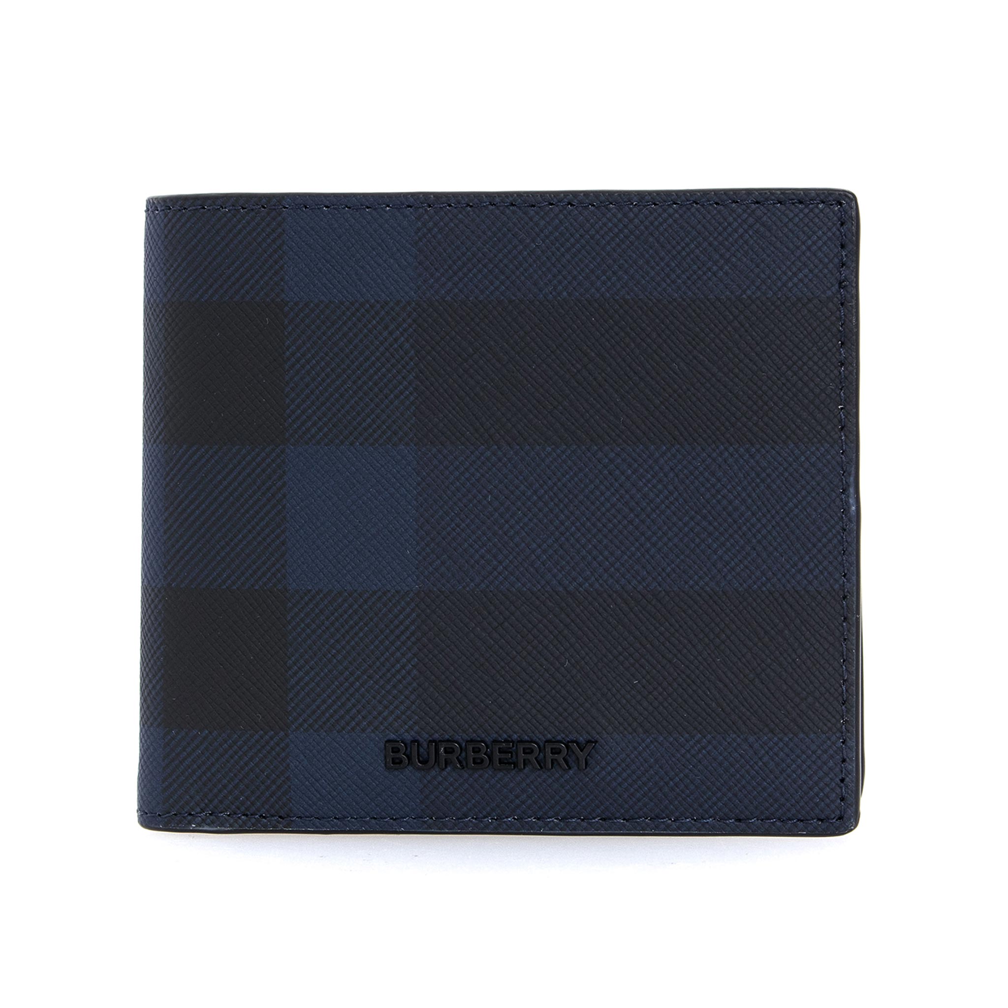 バーバリー BURBERRY 財布 メンズ 二つ折り財布（小銭入れ付き） CC BILL COIN 80732841 NCE:147586 A2519 NAVY【英国】【2024SS】