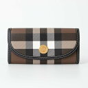 バーバリー BURBERRY 財布 レディース 長財布 HALTON [チェック＆レザー コンチネンタルウォレット] 80726681 GC9:122035【英国】【2024SS】