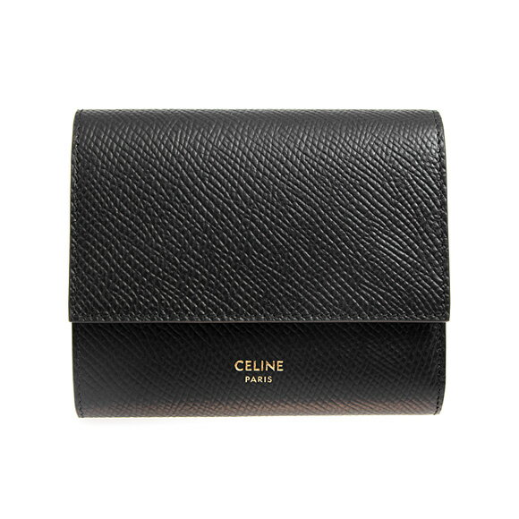 セリーヌ CELINE 財布 レディース 三つ折り財布 ブラック SMALL TRIFOLD WALLET 10B57 3BEL 38NO BLACK【ミニ財布】【2022AW】