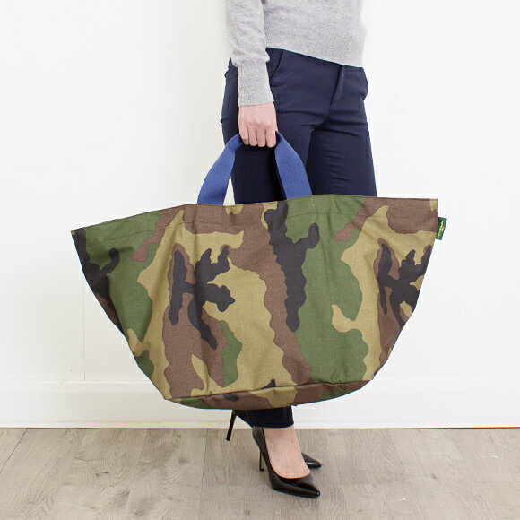 エルベシャプリエ HERVE CHAPELIER バッグ CAMOUFLAGE コーデュラナイロン舟型マキシトートXXL カモフラージュ 迷彩 848W [全2色] 【レイングッズ】【A4】