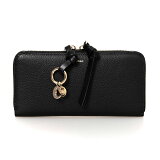  CHLOE  ǥ 饦ɥեʡĹ ֥å ALPHABET LONG ZIPPED WALLET [ե٥å] CHC21WP941 (CHC17AP941) F57 001 BLACK