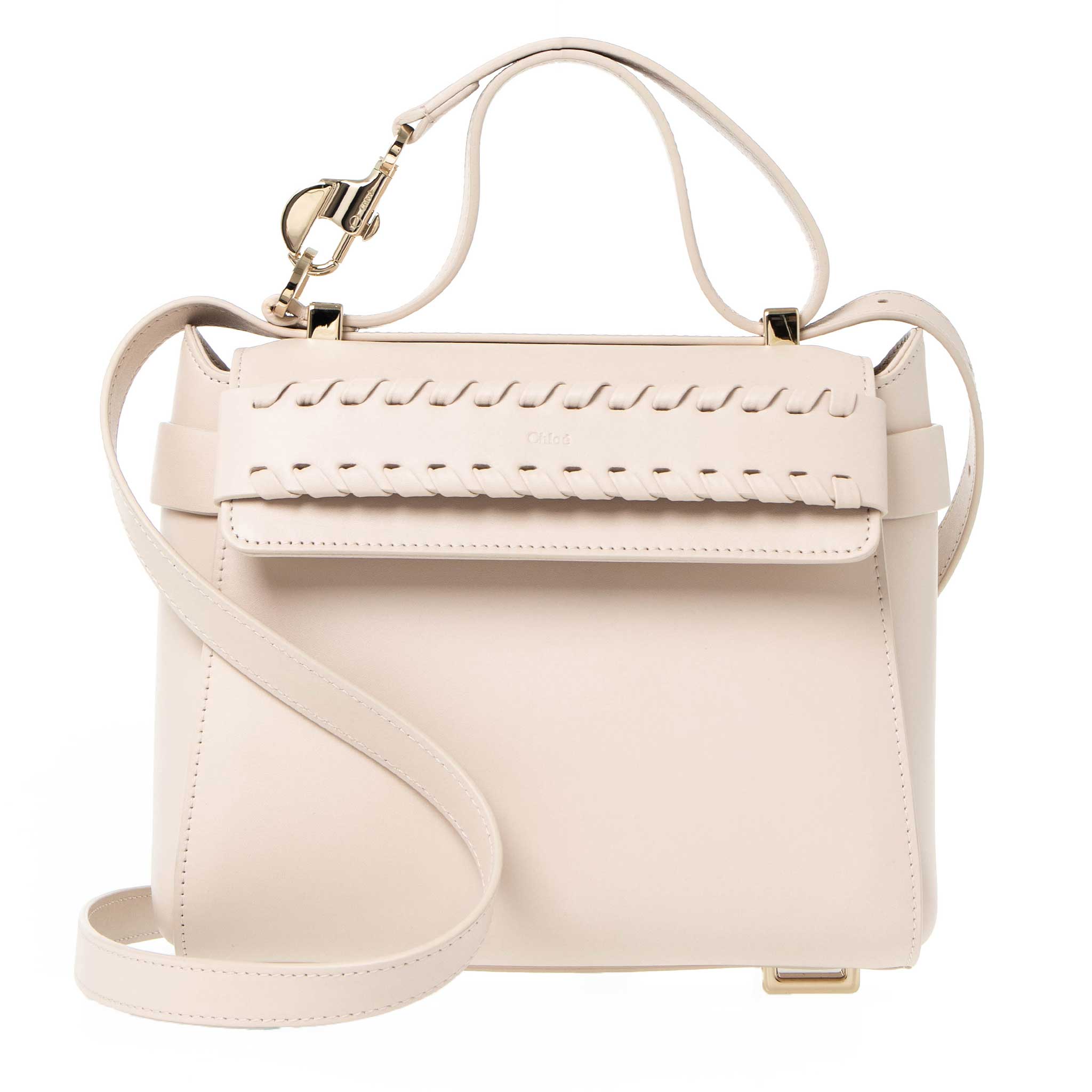 クロエ ショルダーバッグ レディース クロエ CHLOE バッグ レディース 2WAYハンド/ショルダーバッグ ヌードベージュ NACHA SMALL TOP HANDLE BAG [スモールショルダーバッグ] CHC22WS123 I91 6H3 NUDE[S-0604]