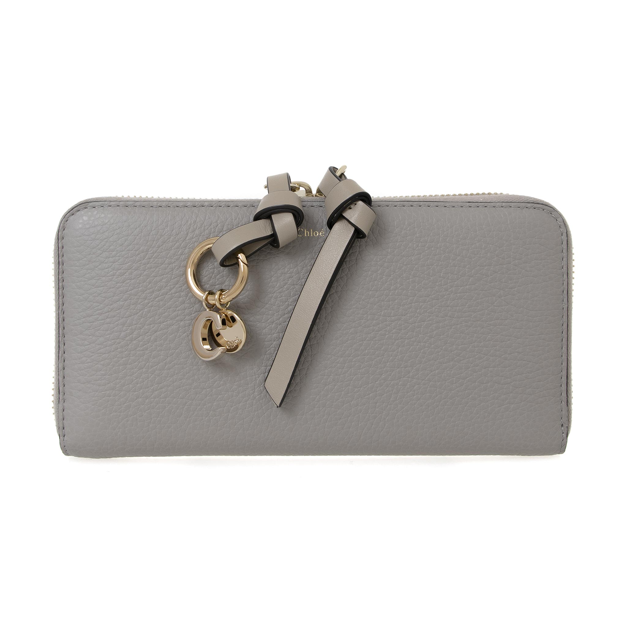 クロエ 革財布 レディース クロエ CHLOE 財布 レディース ラウンドファスナー長財布 ALPHABET LONG ZIPPED WALLET [アルファベット] CHC21WP941 (CHC17AP941) F57 053 CASHMERE GREY【2024SS】