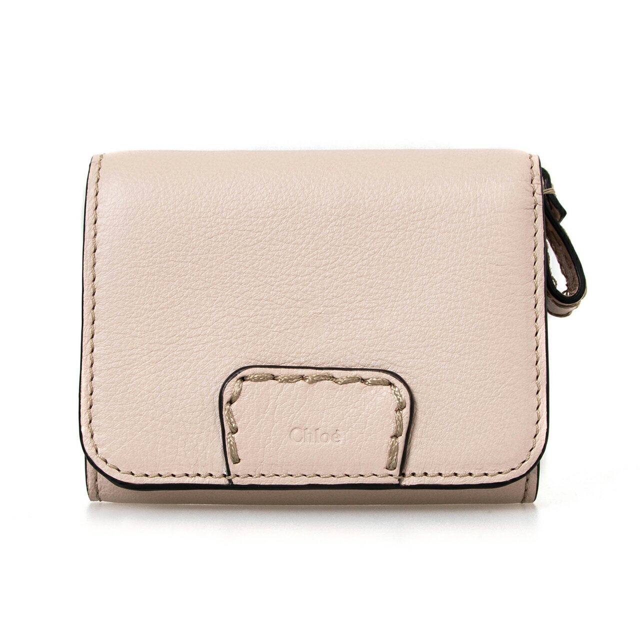 クロエ CHLOE 財布 レディース 三つ折り財布 セメントピンク EDITH[エディス] SMALL TRI-FOLD CHC21WP161 F43 6J5 CEMENT PINK【ミニ財布】【アウトレット】