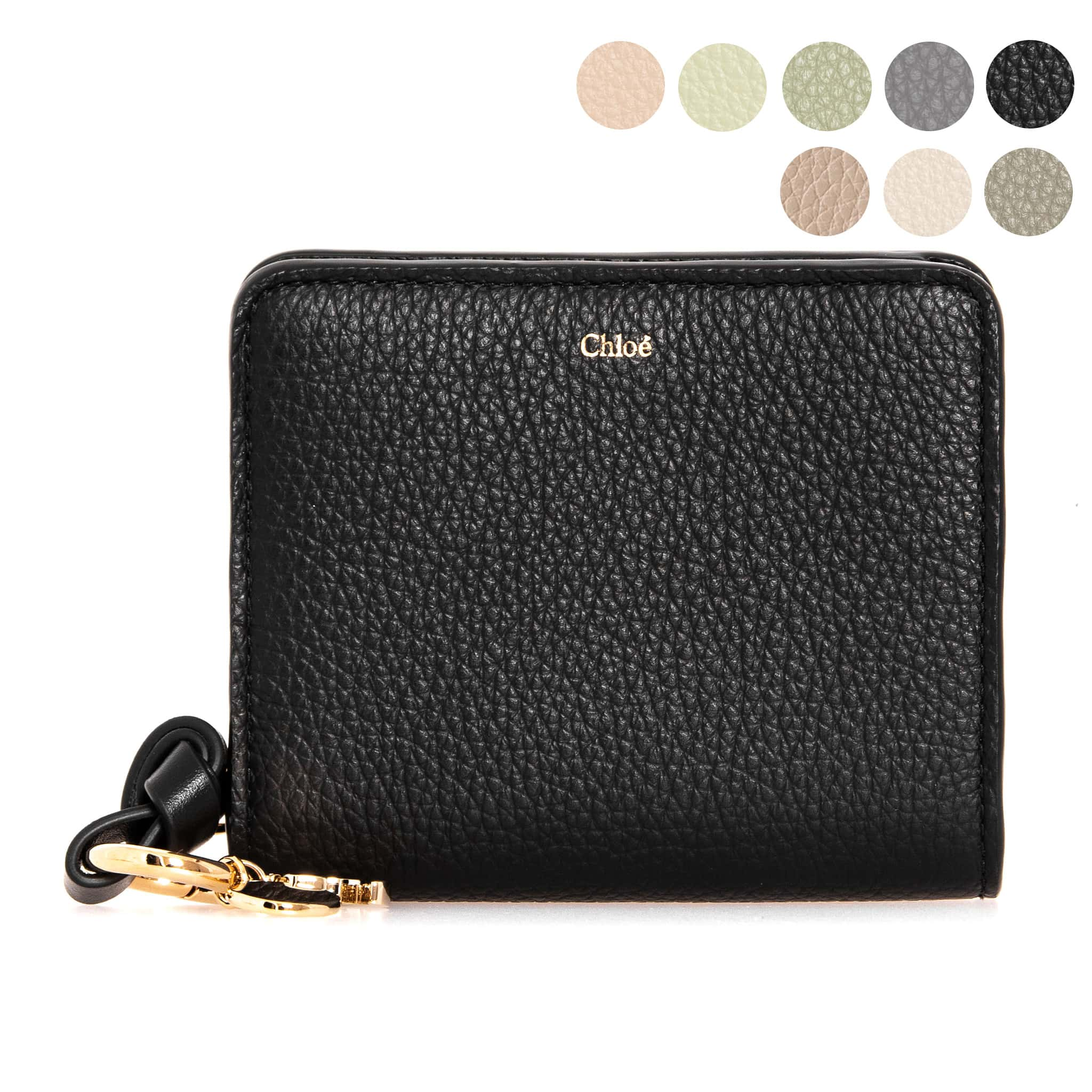 クロエ 革財布 レディース クロエ CHLOE 財布 レディース 二つ折り財布 ALPHABET COMPACT WALLET [アルファベット] CHC22WP765 F57【ミニ財布】【2024SS】